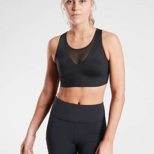ATHLETA Eclipse Reversible Bra, Black, Size Small